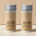 Two IKT Wax Stick containers on a beige background