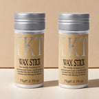 Two IKT Wax Stick containers on a beige background