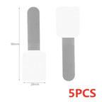 Measurement chart showing dimensions of a product with '5PCS' label on a white background
