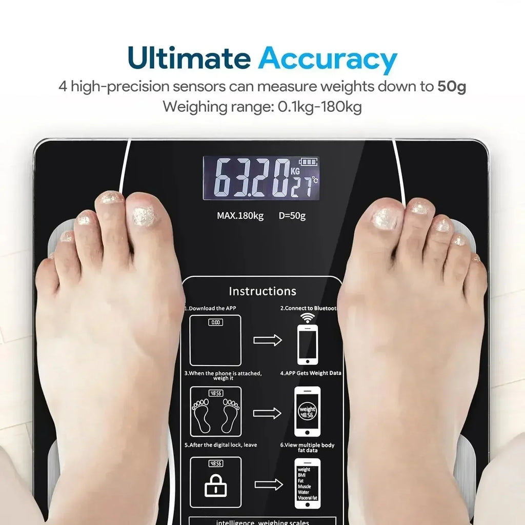 Electronic Scale Smart Bluetooth Weighing Human Charging Simple Weight Scale Weighing Household Fat Body Fat Measurement Scale