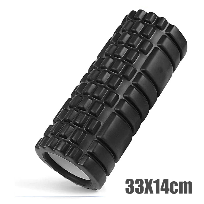 33cm Yoga Column Foam Axis Massage roller Muscle Back Muscle  MassageThe grid Back training set shipping