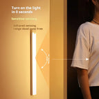 Light sensor on a wall with text indicating sensitive sensing and infrared sensing range.